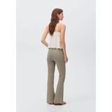 MANGO TEEN - Flared Jeans - Lichtkaki - Regular Waist