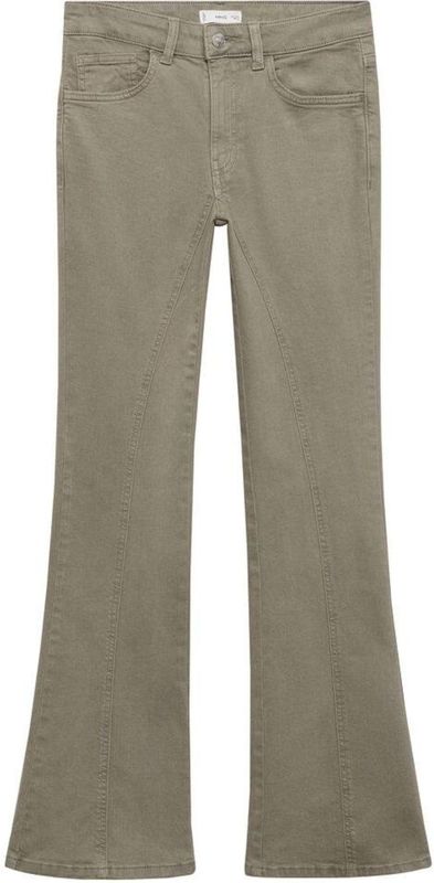 MANGO TEEN - Flared Jeans - Lichtkaki - Regular Waist