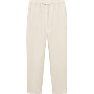 Mango - Linnen Straight Regular Waist Broek