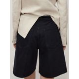 MANGO - CAMILLA - Jeans - Zwart - Loosefit - High Waist