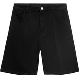 MANGO - CAMILLA - Jeans - Zwart - Loosefit - High Waist