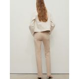 MANGO - SIENNA - Jeans - Beige - Regular Fit - Mid Waist