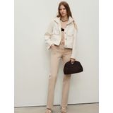 MANGO - SIENNA - Jeans - Beige - Regular Fit - Mid Waist