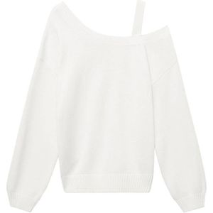 MANGO TEEN - Trui - Zacht Katoen - One Shoulder Kraag