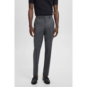 Mango Man - Slim Pantalon - Grijs - 100% Wol