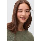 MANGO TEEN - Fijn Gebreide Trui - Lichtkaki