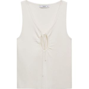 MANGO Gebreide top 'FORAT'  ecru