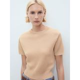 MANGO - ROMEO - Trui - Greige - Slanke Pasvorm - Kwartmouw