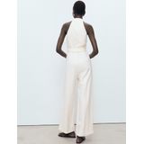 Mango - Jumpsuit - Crème - Regular Fit