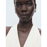 Mango - Jumpsuit - Crème - Regular Fit