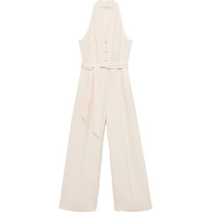 Mango - Jumpsuit - Crème - Regular Fit