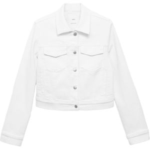 Mango - Denim Spijkerjas - Wit - Dames