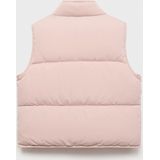 Mango Kids - Bodywarmer - Roze - Mouwloos - Opstaande Kraag