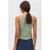 MANGO TEEN - Top - Mouwloos - Ronde Hals - Zacht Acryl en Katoen