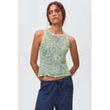 MANGO TEEN - Top - Mouwloos - Ronde Hals - Zacht Acryl en Katoen