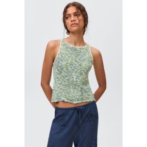 MANGO TEEN - Top - Mouwloos - Ronde Hals - Zacht Acryl en Katoen