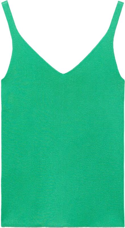 MANGO - GYM - Top - Lichtgroen - Mouwloos - Slanke Pasvorm