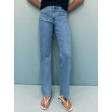 MANGO - ALEX - Jeans - Blauw Denim - Regular Fit - Mid Waist