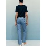 MANGO - ALEX - Jeans - Blauw Denim - Regular Fit - Mid Waist