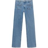 MANGO - ALEX - Jeans - Blauw Denim - Regular Fit - Mid Waist