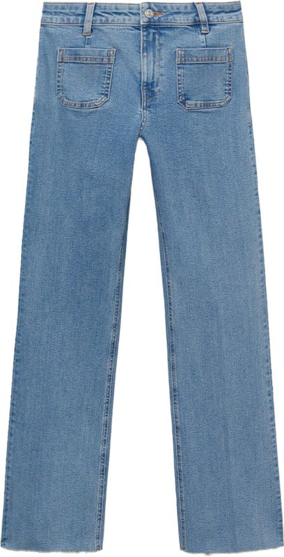 MANGO - ALEX - Jeans - Blauw Denim - Regular Fit - Mid Waist
