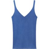 MANGO - GYM - Top - Blauw - Mouwloos - Slanke Pasvorm