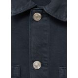 MANGO TEEN - Overhemd - Denim - 100% Katoen - Oversized Pasvorm