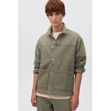 MANGO TEEN - Spijkerjas - Lichtkaki - Herfst