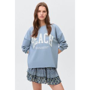 MANGO TEEN - Sweater - Lichtblauw - 100% Katoen