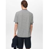 MANGO MAN - LIMAR - T-shirt - Navy - Gestreept