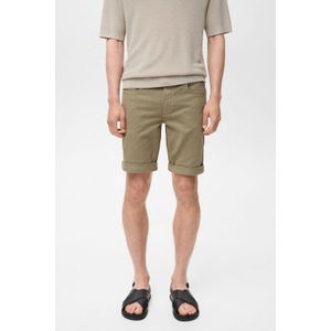 Mango Man - Denim Slim Short - Kaki - Korte Broek