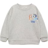 Mango Kids Bluey sweater grijs