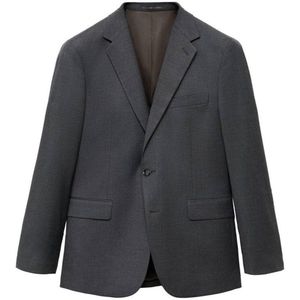 Mango Man - MILAN - Colbert - Grijs - Slim Fit