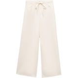 Mango - Denim Wide Leg - Broek - Ecru