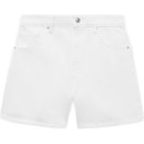 Mango - Denim Wide Leg - Korte Broek - Wit