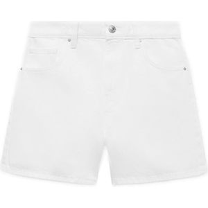 Mango - Denim Wide Leg - Korte Broek - Wit