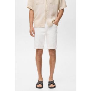 Mango Man - Denim Slim Short - Wit - Korte Broek