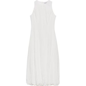 Mango - Midi Jurk - Wit