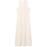 MANGO - PEPA - Zomerjurk - Lichtbeige - Mouwloos - 7/8 Lengte