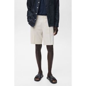 Mango Man - Regular Fit - Korte Broek - Ecru