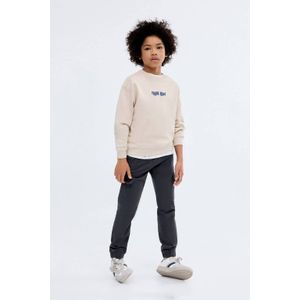 Mango Kids - Tapered Cargo Broek - Marine