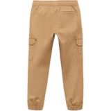 Mango - Kids Tapered Cargo Broek - Bruin