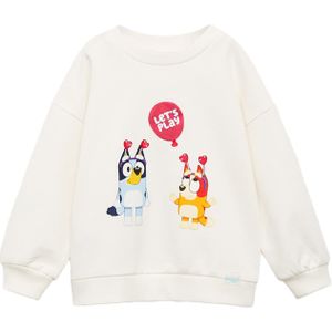 MANGO KIDS - BLUPLAY - Sweatshirt - Lichtblauw/Curry/Rood/Offwhite - Sweatstof