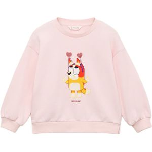 MANGO KIDS - Sweatshirt - Geel - Kreeft - Rosa - Wit