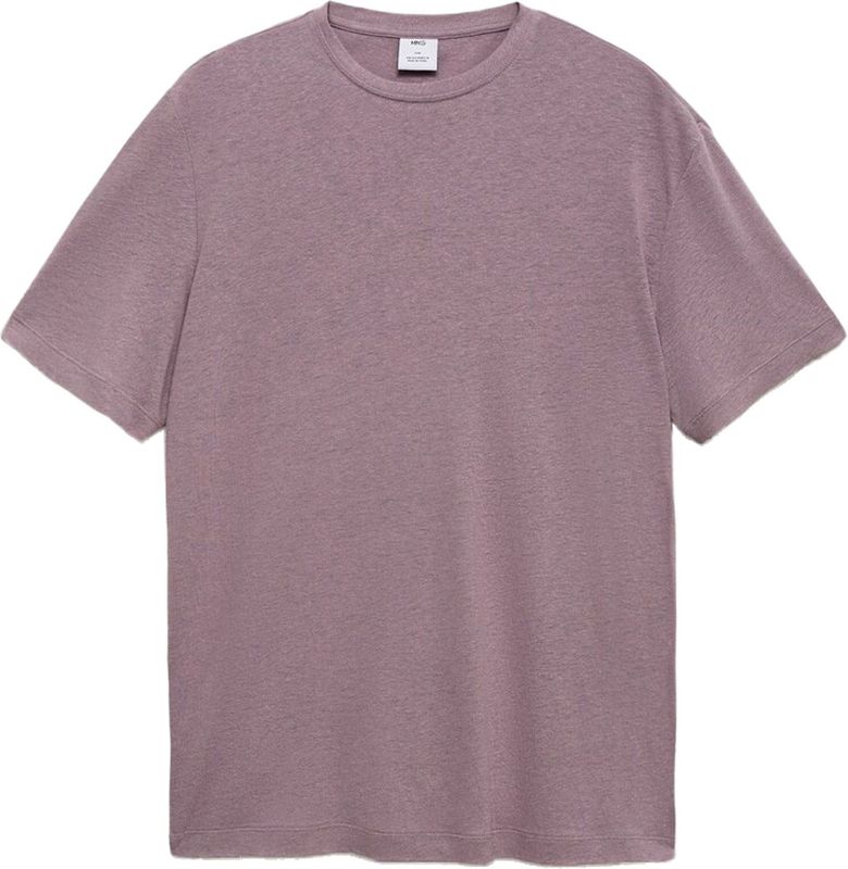 Bikini - Mélange - Jersey - Rechte Zoom - Ronde Hals - Kwartmouw