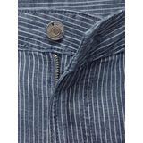 Mango - Denim Straight Regular Waist Short - Donkerblauw - Korte Broek