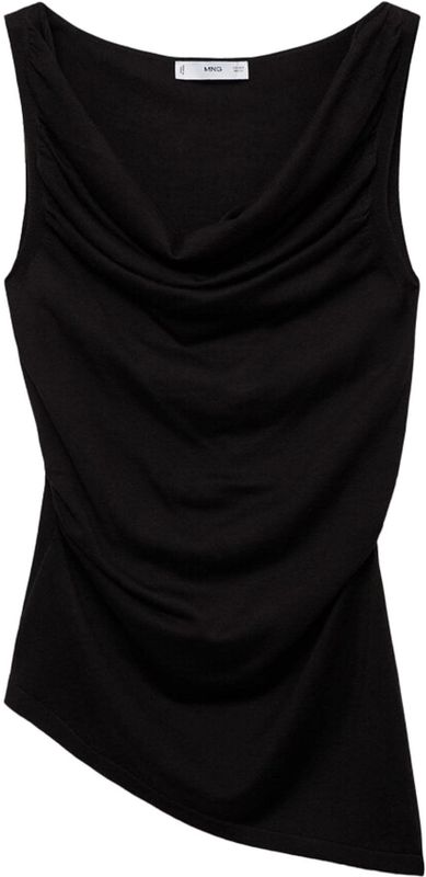 Mango - Mouwloze Top - Zwart