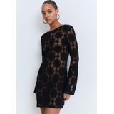 Mango - Strandjurk - Zwart - Crochet