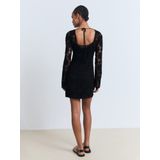 Mango - Strandjurk - Zwart - Crochet