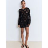 Mango - Strandjurk - Zwart - Crochet